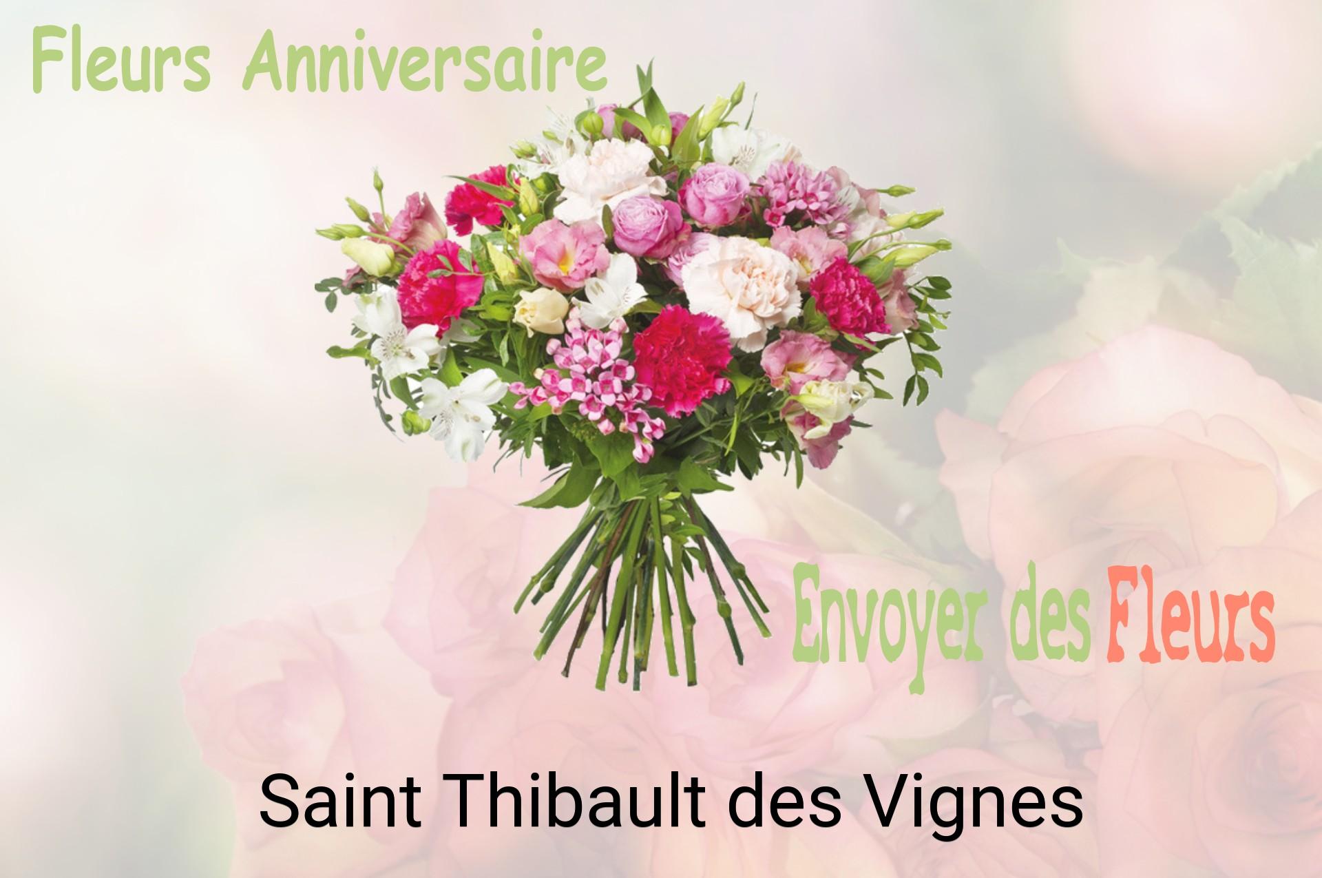 Bouquet de fleurs d’anniversaire livré à Saint-Thibault-des-Vignes