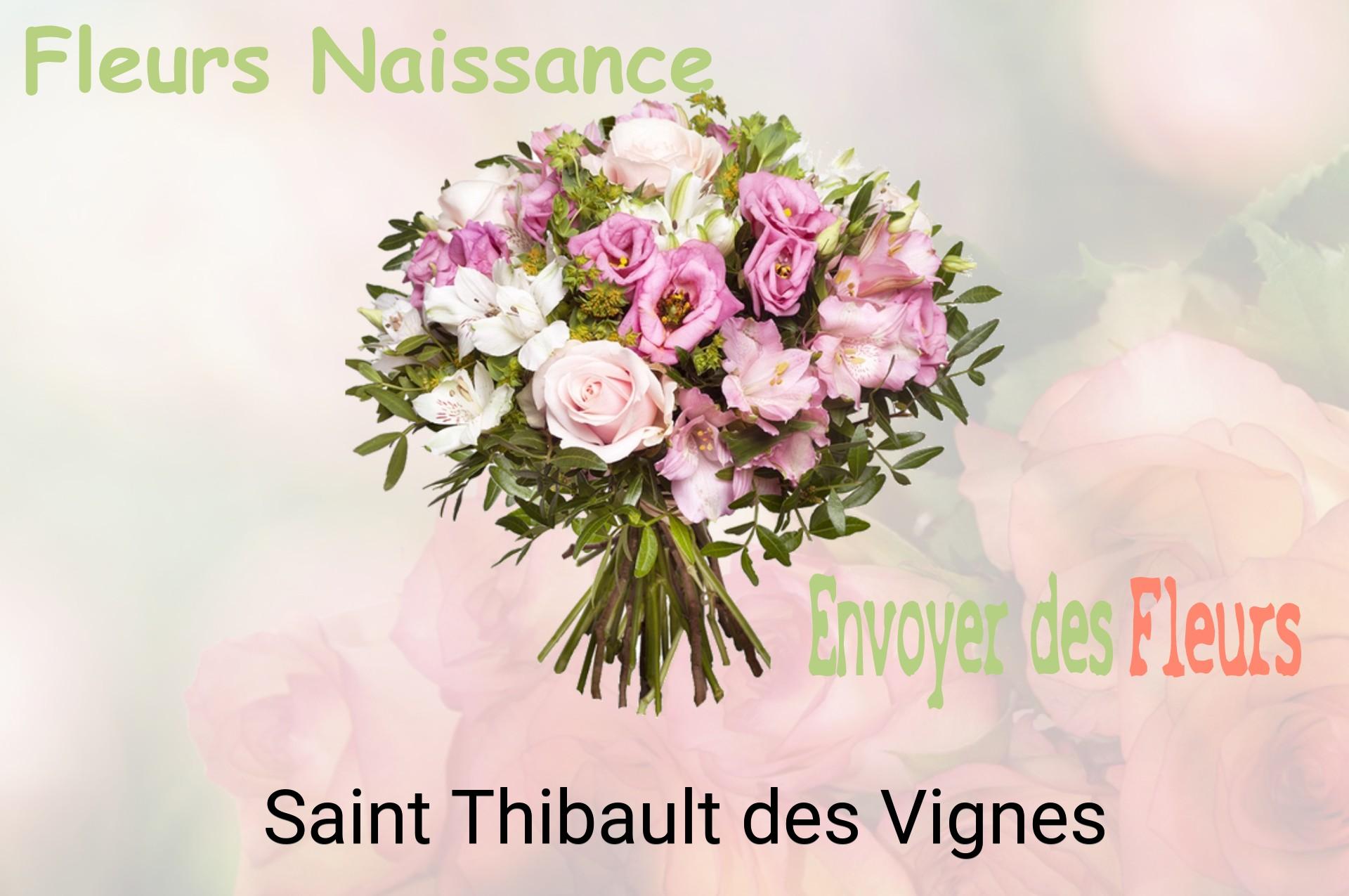 Bouquet de fleurs de naissance livré à Saint-Thibault-des-Vignes
